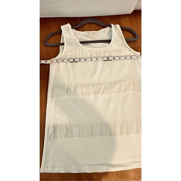 Dismero Sheer White Tank Tops Made in Italy Size M - Picture 10 of 11